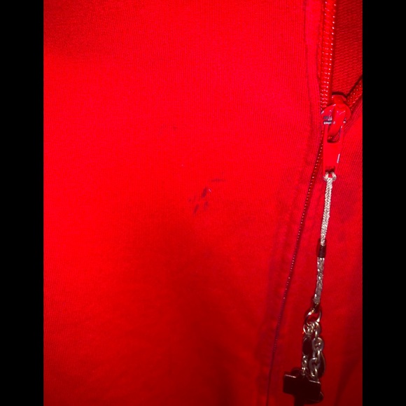 ⭐️SALE⭐️ Y2K RARE embroidered Playboy mini Hoodie w zipper pulley - Picture 7 of 8